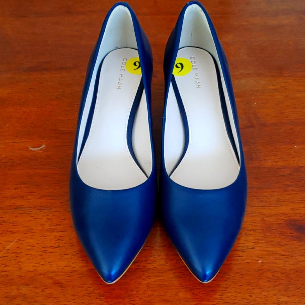 Cole Haan navy blue pumps